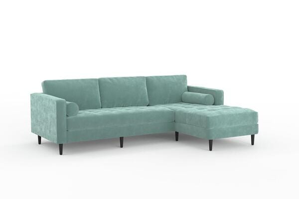 Zepel Lux Velvet Mint 8803 | James Dunlop Textiles