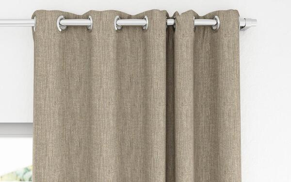 Photo of the fabric 12816-103 Dryland Stucco, by James Dunlop Essentials.