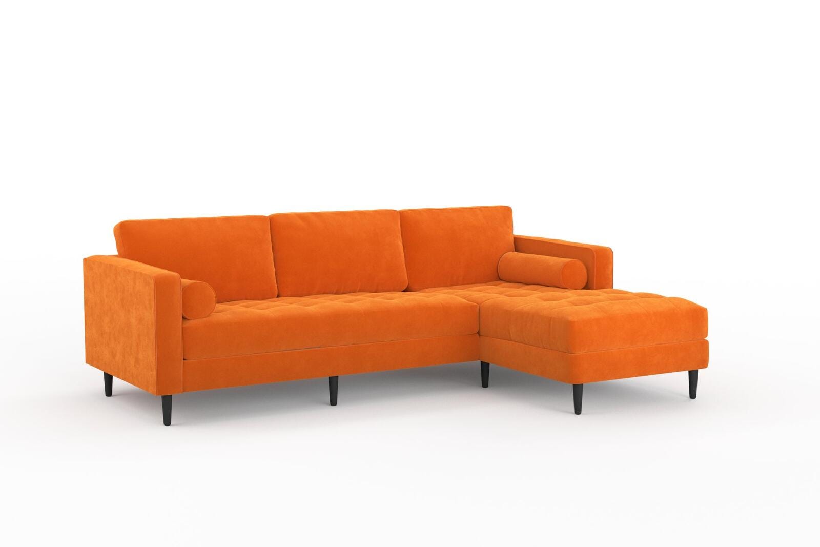 Zepel Lux Velvet Orange 8906 | James Dunlop Textiles
