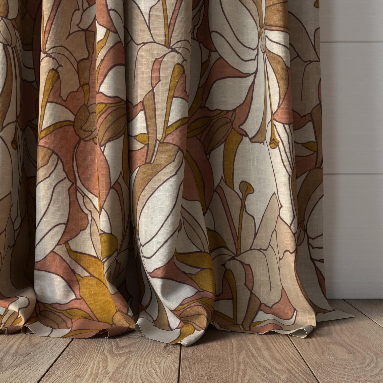 James Dunlop Lilium Saffron | James Dunlop Textiles