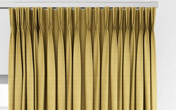 Photo of the fabric 11630-146 Luxe Straw, by Zepel.