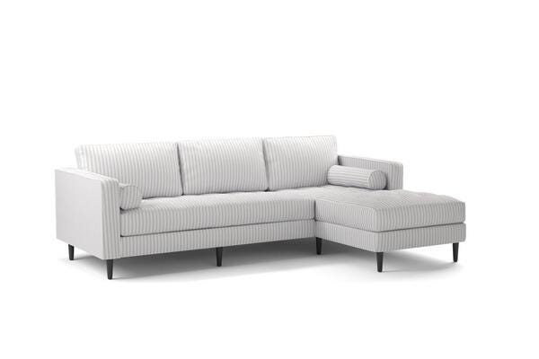 Zepel Chambray Ticking Clay | James Dunlop Textiles