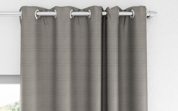 Photo of the fabric 11630-226 Luxe Aluminium, by Zepel.
