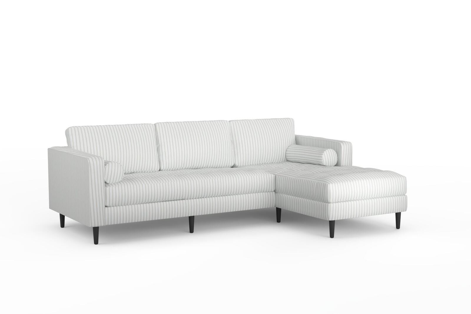 BONHEUR Papier　0316 Zepel Chambray Ticking Thistle | James Dunlop Textiles