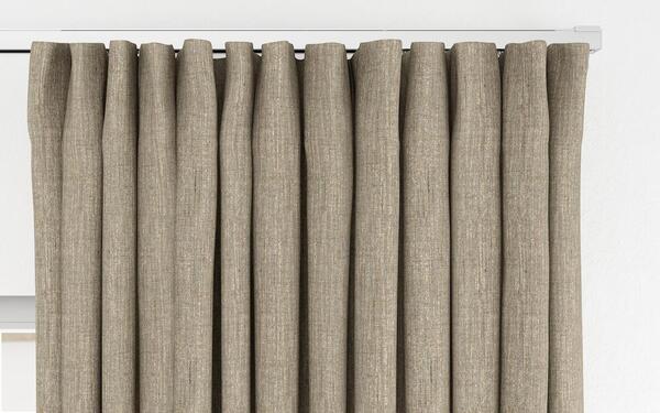 Photo of the fabric 12816-103 Dryland Stucco, by James Dunlop Essentials.
