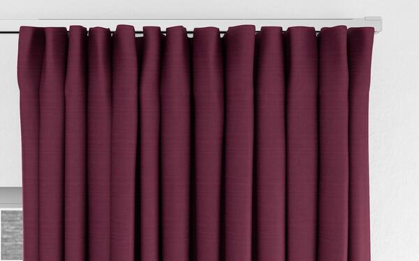 Photo of the fabric 11630-163 Luxe Plum, by Zepel.