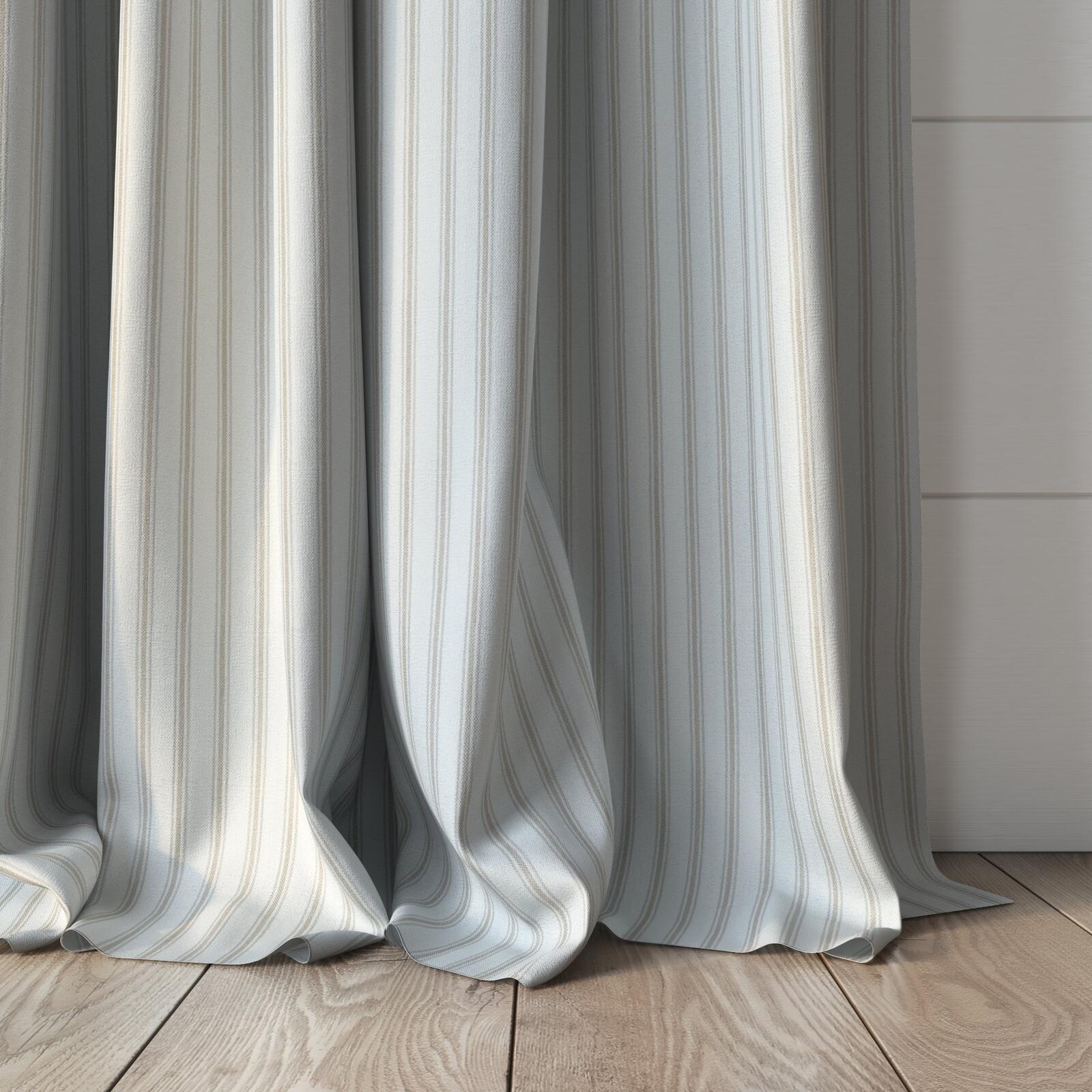 Zepel Chambray Ticking Thistle | James Dunlop Textiles
