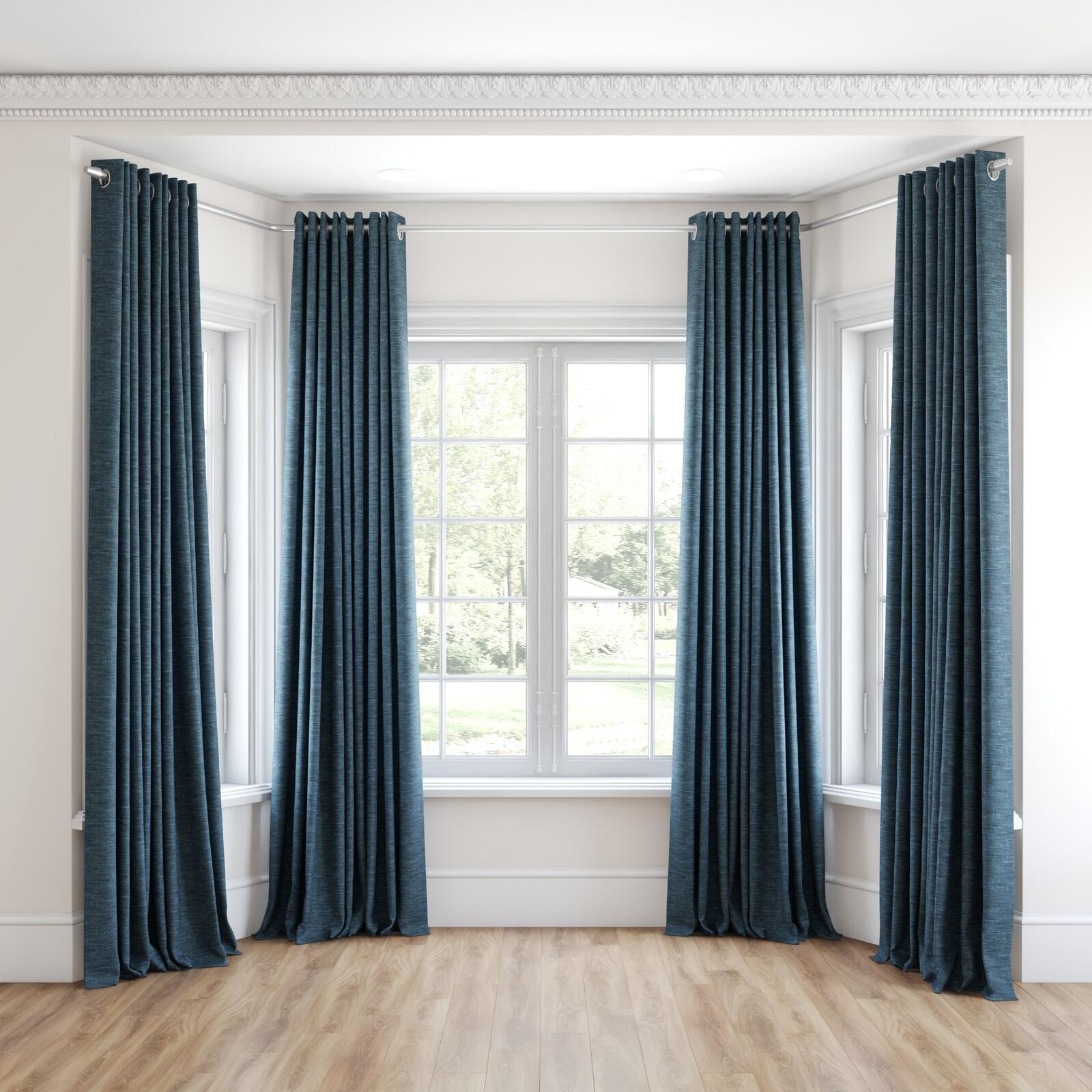 【COLOR iN ID】Wish Frill Curtain Denim Jeans Zepel Venus Denim | Zepel Fabrics & Wallpapers