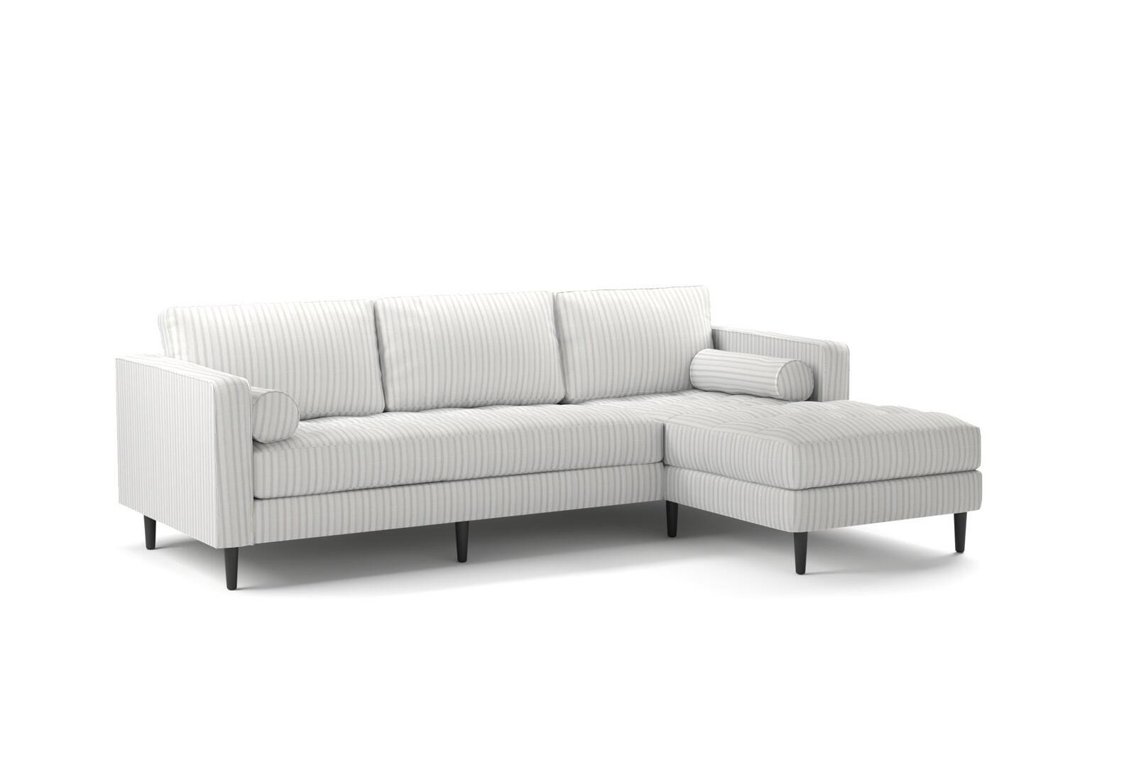 Zepel Chambray Ticking Sepia | James Dunlop Textiles