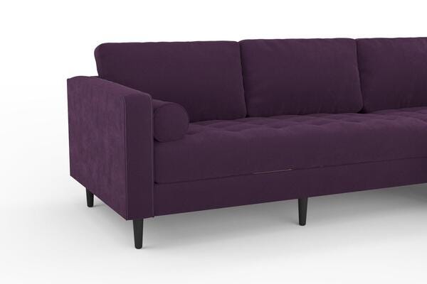 Zepel Lux Velvet Aubergine 8612 | James Dunlop Textiles