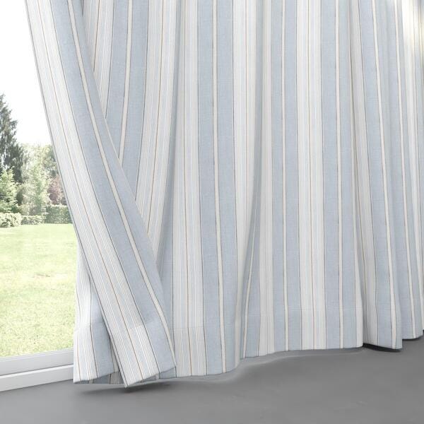 Chieclat　　シルキー Zepel Chambray Multi Sky Blue | James Dunlop Textiles
