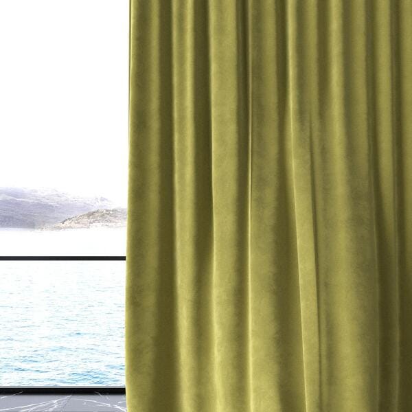 Zepel Lux Velvet Avocado 8117 | James Dunlop Textiles
