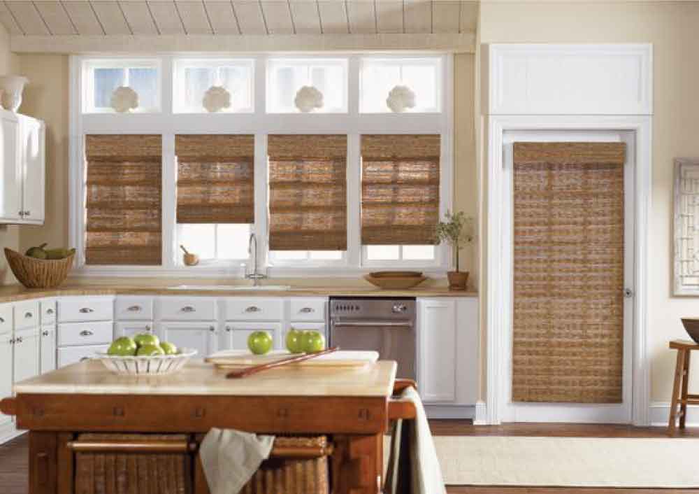 kitchen curtain shades